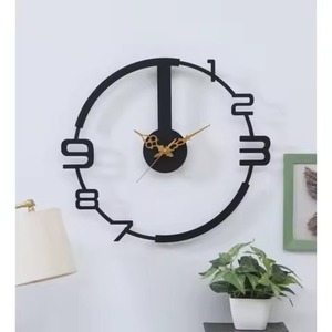 Hot Selling New Round Gold Plated Metal <b>Wall</b> <b>Clock</b> Analog Quartz Silent Minimalist Design Living Room <b>Decor</b> <b>Wall</b> <b>Clock</b> - Product Image 5