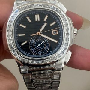 Reloj de Diamantes VVS de Alta Calidad, Nuevo, con Diamantes Cultivados en Laboratorio, Joyería de Moda, Reloj con Incrustaciones de Diamantes - Product Image 5