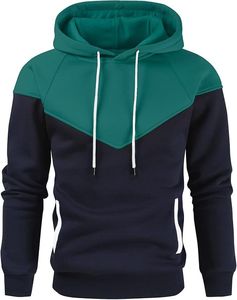 Sudadera con Capucha para Hombre, 100% Algodón, Teñido Liso, para Uso Casual en Invierno, Precio al por Mayor - Product Image 2