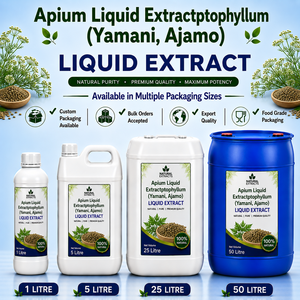 Extractos Naturales, Extracto Líquido de Apium, Extracto Líquido de Phytophyllum Yamani Ajamo, 1L 5L 25L 50L, Suplemento Herbal Natural Puro - Product Image 1