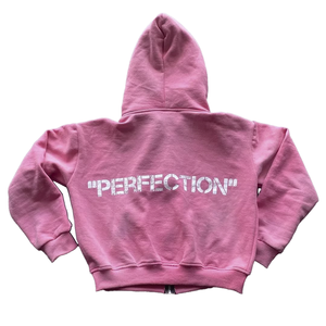 Sudadera con capucha personalizada de corte ajustado con cremallera completa, de algodón grueso y forro polar, estilo vintage streetwear, con gráfico numérico, de moda para hombre - Product Image 2