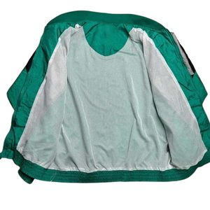 Chaqueta Cortavientos con Bloques de Color y Textura Arrugada, Estilo Bomber Vintage de Nylon para Hombre, con Cremallera, para Uso Urbano y Exterior, Servicio OEM - Product Image 3