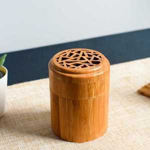 Quemador de incienso de madera hecho a mano con tapa de latón, decoración aromática para el hogar, uso durante todo el año para aromaterapia, decoración del hogar. - Product Image 2