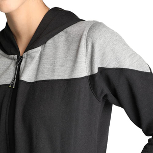 Women's Color Blocking Tracksuit Full <b>Zip</b> <b>Hooded</b> Jacket With Cargo Pants Casual Autumn Wear Breathable Polyester Cotton Set - Product Image 6