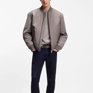 Wholesale High Quality Eco-Friendly <b>Waterproof</b> <b>Warm</b> Winter Men's Bomber <b>Jacket</b> High Street Style Men Bomber <b>Jacket</b> - Product Image 1