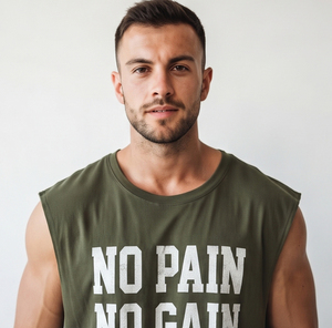Débardeur sans manches pour homme, col rond, décontracté, pour la gym, la course à pied, l'entraînement, l'été, respirant, en coton et polyester - Product Image 6