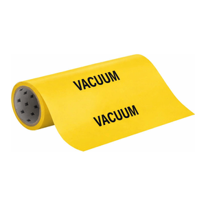 ป้ายระบุท่อแบบม้วน Brady VACUUM สำหรับท่อสุญญากาศอุตสาหกรรม ทนทานและยืดหยุ่น - Product Image 3