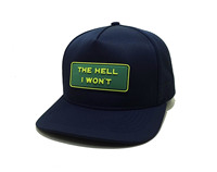Gorra Trucker Unisex con Logotipo de Goma en Relieve, 6 Paneles, Ajustable, Cierre a Presión, Lona de Alto Rendimiento, 100% Algodón, Casual, para Exteriores, a la Moda