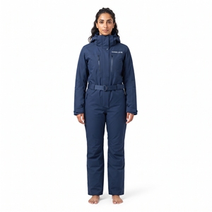 Mono de Esquí Impermeable para Mujer Hawk Eye, con Capucha y Cierre de Cremallera, Color Azul Marino, Ropa para Nieve al Aire Libre - Product Image 5