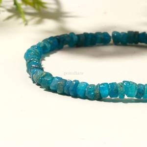 AAA Neon Apatite <b>Bracelet</b> Handmade Healing Crystal Stretch <b>Bracelet</b> Dainty Apatite Beaded Gemstone <b>Bracelet</b> Wholesale Jewelry - Product Image 3