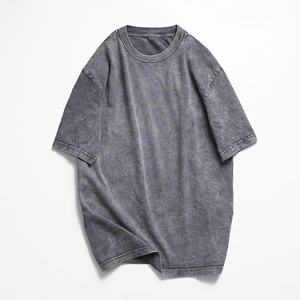 Camiseta de Talla Grande Transpirable con Logotipo Personalizable, Hecha en Vietnam, 100% Algodón, Lavado Ácido, para Hombre y Mujer - Product Image 3