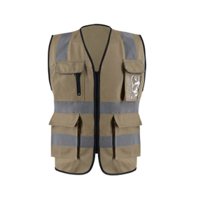 Chaleco de Seguridad de Alta Visibilidad para Construcción, Ropa de Trabajo para Hombres Adultos, Chalecos Reflectantes con Logotipo Personalizado a Precio de Mayoreo - Product Image 5