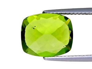 Piedra Preciosa de Peridoto Verde Natural, Corte Cojín, Peridoto Suelto de Pakistán para la Creación de Joyas, Diseño de Anillo y Colgante - Product Image 5