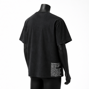 T-shirt en molleton de coton délavé vintage personnalisé pour homme, 300 GSM, coupe oversize, tissu doux, design graphique, style urbain, OEM - Product Image 6