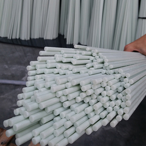 Yellow Fiberglass Support Poles/Sticks High Strength Anti-corrosion Cutting Service - Product Image 5