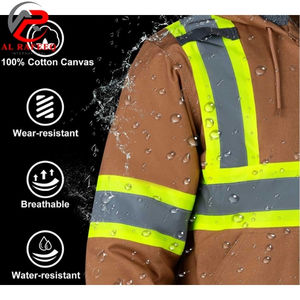 Sudadera de Seguridad de Alta Visibilidad y Calidad Premium, Reflectante, Ligera, para Trabajadores, Corte Ajustado - Product Image 5