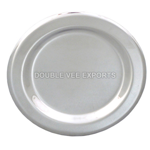 Paten de Acero Inoxidable |   Plato de Comunión para Iglesia y Eucaristía – DOUBLE VEE EXPORTS - Product Image 2