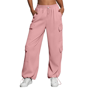 Pantalones Deportivos Personalizados de 10 Bolsillos, Ecológicos, Impermeables, de Poliéster/Algodón, con Forro Polar, Nuevo Diseño, Talla Grande, para Hombre - Product Image 2