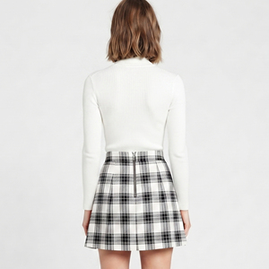 Fashion Summer Women Mini Skirts High Quality Summer Street Flannel Skirts Ladies Women Plaid Skirt Women's - Product Image 2