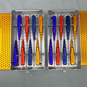 Ensemble de curettes vertébrales manuelles en acier inoxydable VolkmannPower, curette osseuse cervicale arc-en-ciel, instruments chirurgicaux de haute qualité CE - Product Image 6