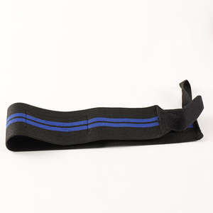 สายรัดข้อมือแบบมีโลโก้สั่งทำพิเศษ พร้อมแถบตีนตุ๊กแก สำหรับการฝึกความแข็งแรง ยกน้ำหนัก สายรัดข้อมือแบบปรับได้ ระบายอากาศได้ดี - Product Image 1