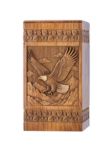 โกศไม้ทำมือสไตล์อเมริกันสำหรับเผาศพ โกศศพสำหรับผู้ใหญ่ชายหญิงแบบทันสมัย ขายส่ง - Product Image 6