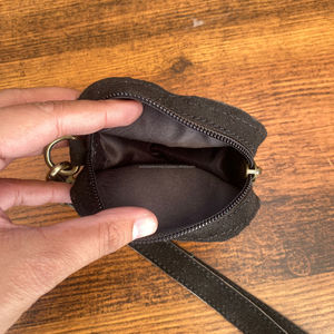 2024 mode Zip dames botte point daim cuir porte-monnaie personnalisé Mini en cuir véritable RFID femmes pièce poche argent portefeuilles - Product Image 6