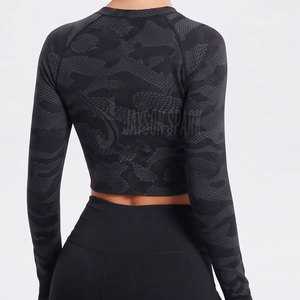 Wholesale Fashionable Women Long Sleeve Top Lightweight Custom Logo Front OEM Service Professional Designs - Product Image 6