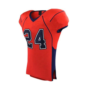 Maillots de football vintage brodés les plus vendus, uniformes en mesh des équipes de football américain, chemises de sublimation pour adultes - Product Image 4