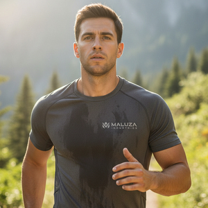 Camiseta Deportiva Antibacteriana, Tejido de Rendimiento Permanente, Camiseta de Gimnasio con Gestión de Humedad, Ropa Deportiva para Corredores - Product Image 6