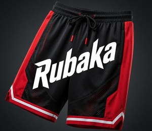 Shorts de sport blancs avec bordure vert citron vif et logo Huracan avec cordon de serrage, pour une collection de vêtements de sport dynamique et élégante. - Product Image 4