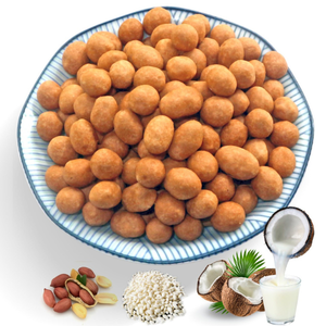 Cacahuètes grillées fumées, collation savoureuse et croustillante au goût riche de barbecue, pour les marques de snacks en détail et la distribution en distributeurs automatiques - Product Image 1