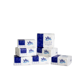 Vente en gros de mouchoirs en papier personnalisés, 200 feuilles, 3 plis ou emballage personnalisé en 4 paquets/sac, adaptés au bureau - Product Image 4