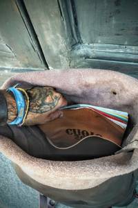 Outdoor Leisure Leather <b>Roll</b> Top Bag Weekend Travel Rucksack For Wholesale Sporting Goods LTBP-0291 - Product Image 4