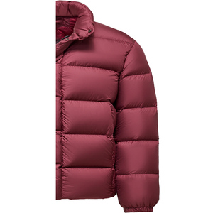<b>Fleece</b> Puffer Stand Collar Front Logo Men Plus Waterproof Windproof Eco-Friendly 300g Breathable Casual Winter <b>Jacket</b> Pockets - Product Image 4