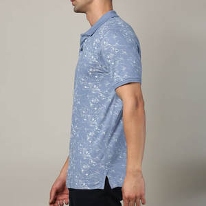 Polo homme personnalisé, nouveau design, luxe, décontracté, coupe slim, élégant, manches courtes, 100% coton. - Product Image 3