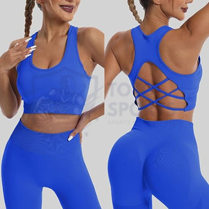 Ensemble de yoga pour femmes, tendance, confortable, coupe ajustée, tissu doux, performance optimale, meilleur fournisseur, vêtements de course et de fitness, léger et respirant - Product Image 4