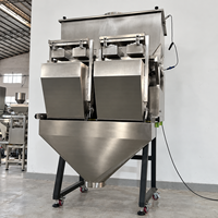2-kops lineaire weegschaal automatische weegschaal rijst suiker lineaire weegschaal verpakkingsmachine
