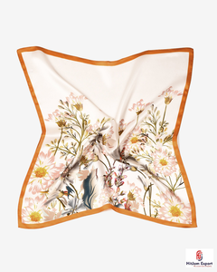 High Quality Custom Logo Satin Printed Scarf OEM ODM Private Label Fashion Manufacturer Nigeria Ghana Kenya Congo Senegal - Product Image 5