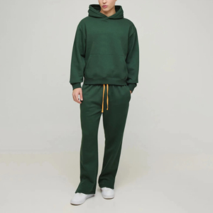 2026 Customized Streetwear Oversize Unisex Tracksuit 100% Polyester Solid Breathable High Quality Baggy Sweatpants Tracksuit <b>Man</b> - Product Image 1