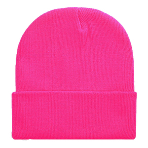 Gorro de Punto Unisex de Color Sólido, Modelo 2026, 100% Acrílico, Cálido para Invierno, Casual, para Adultos, Circunferencia de Cabeza 56-58CM, ODM OEM - Product Image 2