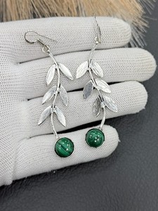 Amethyst <b>Stud</b> Earrings 925 <b>Sterling</b> <b>Silver</b> Plated Cute Design for Children & Women Gift Jewelry - Product Image 6