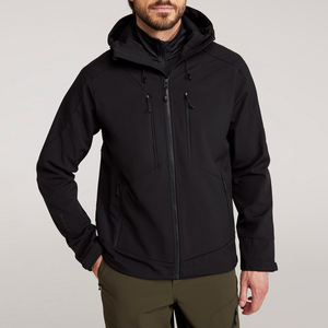 Solid Color High Quality <b>Jackets</b> <b>Men's</b> <b>Waterproof</b> Solid Color <b>Jackets</b> <b>Men's</b> Soft Shell <b>Jacket</b> for <b>Men's</b> Made in Pakistan - Product Image 3
