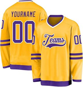 Maillot de hockey sur glace pour adulte personnalisé de haute qualité 100% polyester écologique à séchage rapide avec impression par sublimation - Product Image 3