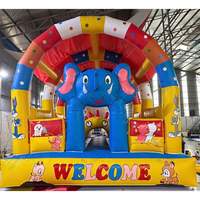 Château Gonflable en PVC en Gros, Garantie 12 Mois, Marque Viet Nam Thuy Linh, Idéal pour le Jeu, Installation Facile, Sécurité et Divertissement