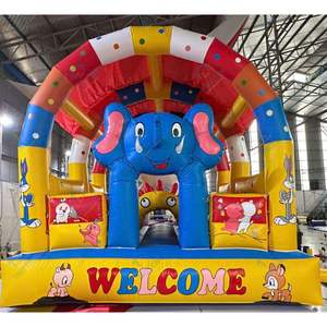 Castillo Inflable de PVC al por Mayor, Garantía de 12 Meses, Marca Viet Nam Thuy Linh, Uso para Juegos, Fácil Instalación, Transporte Seguro - Product Image 1