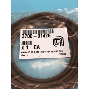 AMAT 3700-01426 Junta tórica (ORING) de sellado, 75 DURO MARRÓN, 28.0 - Equipo y piezas de semiconductores de confianza de la marca global Legacy - Product Image 1