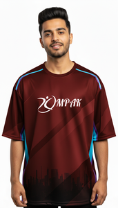 T-shirt oversize à sublimation tendance pour homme, streetwear décontracté, coupe ample, vêtement de tous les jours - Product Image 2