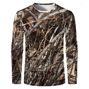 Camisa de Caza Verde para Hombre, Sublimada, de Alto Rendimiento, Transpirable, de Poliéster, para Otoño - Product Image 5