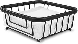 Porta Servilletas de Acero Inoxidable con Acabado Negro, Perfecto para Utensilios de Cocina, Uso en Mesa y Elegante Accesorio de Decoración para el Hogar - Product Image 2